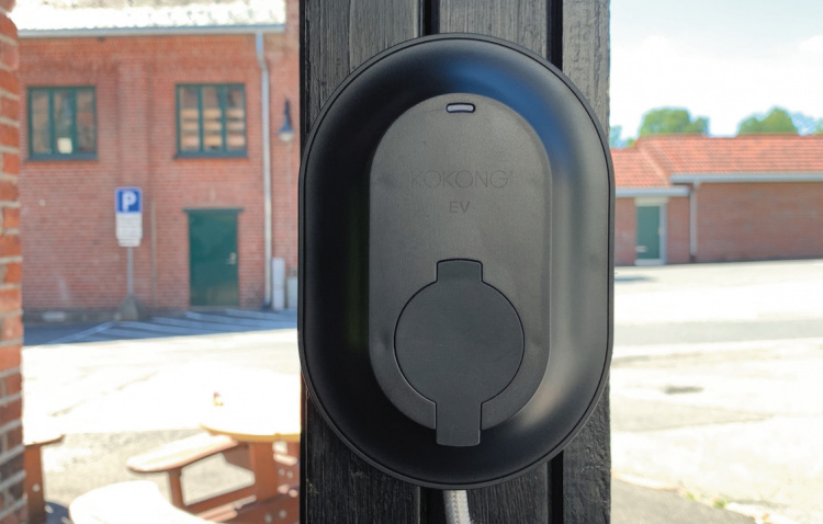 Kokong Ev Zen-oplader, fjordblå Kokong Ev Zen-oplader, fjordblå