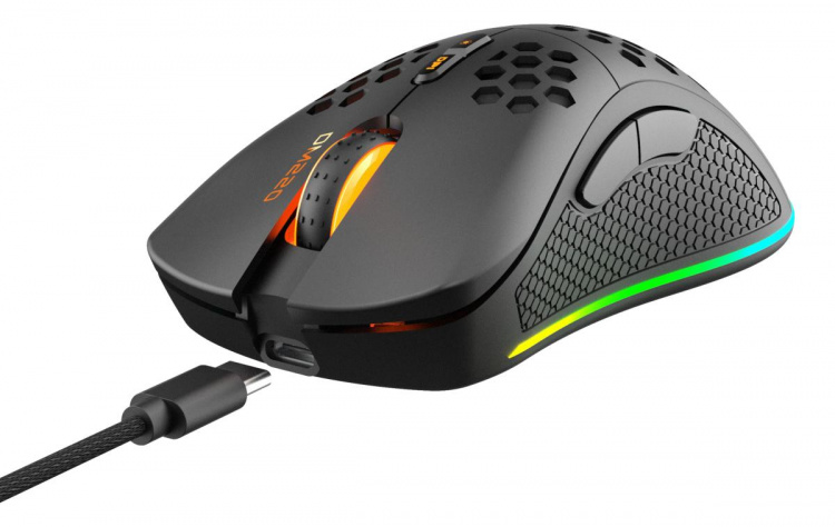 DELTACO GAMING DM220 Trådlös lättvikts gaming mus, RGB, svart DELTACO GAMING DM220 Trådlös lättvikts gaming mus, RGB, svart