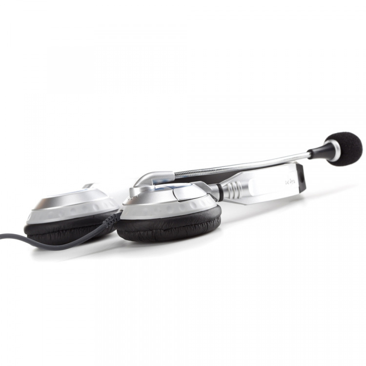 NGS Headset MSX6PRO 2 x 3,5 mm, volumenkontrol, hvid