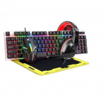 United GCS2491 Gaming Combo Set - Keyboard, Mouse, Mouse pad & Headset