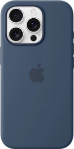 Apple iPhone 16 Pro Silicone Case with MagSafe - Denim