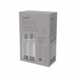 Mysoda PET-flaska 1L 2-pack, Grey