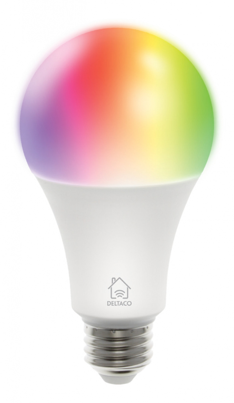 DELTACO SMART HOME Start kit 3x mini-strömbrytare och 6x RGB-lampor DELTACO SMART HOME Start kit 3x mini-strömbrytare och 6x RGB-lampor