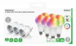 DELTACO SMART HOME Start kit 3x mini-strömbrytare och 6x RGB-lampor DELTACO SMART HOME Start kit 3x mini-strömbrytare och 6x RGB-lampor
