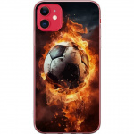 Mobilcover til Apple iPhone 11 med Fodbold motiv