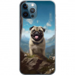 Mobilcover til Apple iPhone 12 Pro med Glad Hund motiv
