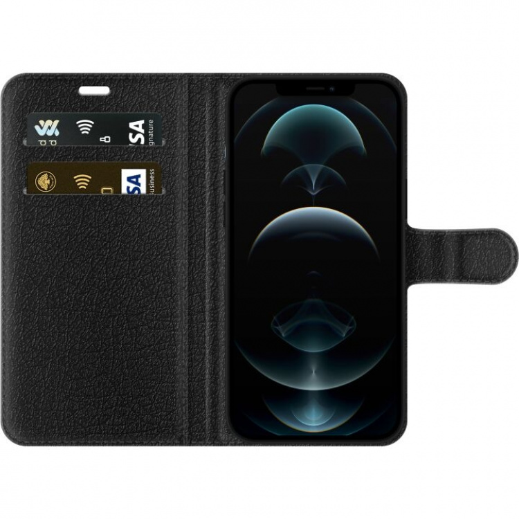 Tegnebogsetui til Apple iPhone 12 Pro Max med Ulve motiv