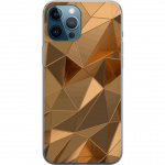 Mobilcover til Apple iPhone 12 Pro Max med 3D Guld motiv