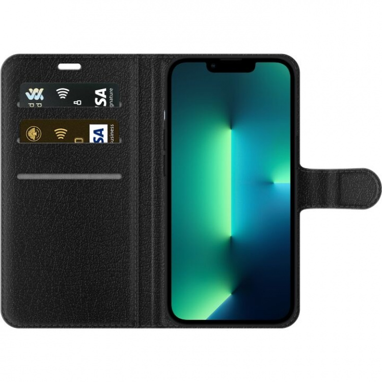 Tegnebogsetui til Apple iPhone 13 Pro med Kirsebær motiv