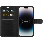 Tegnebogsetui til Apple iPhone 15 Pro Max med Guldglans motiv