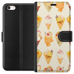 Tegnebogsetui til Apple iPhone 5 med Glasagtigt motiv