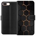 Tegnebogsetui til Apple iPhone 7 Plus med Luksuriøst Mønster motiv