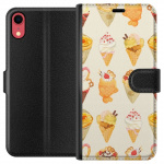 Tegnebogsetui til Apple iPhone XR med Glasagtigt motiv