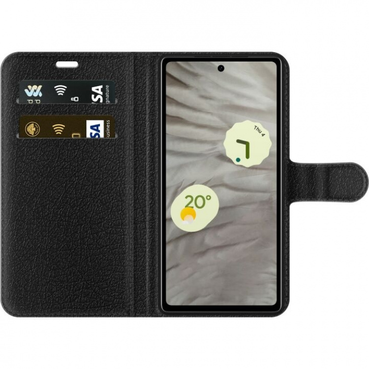 Tegnebogsetui til Google Pixel 7a med Metallict mønster motiv