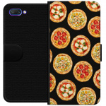 Tegnebogsetui til Honor 10 med Pizza motiv