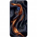 Mobilcover til Huawei P smart med Brandigt silke motiv