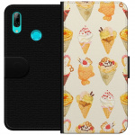 Tegnebogsetui til Huawei P smart 2019 med Glasagtigt motiv