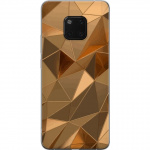 Mobilcover til Huawei Mate 20 Pro med 3D Guld motiv