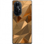Mobilcover til Huawei nova 8 Pro med 3D Guld motiv