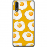 Mobilcover til Huawei P20 med Stegt æg motiv