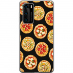 Mobilcover til Huawei P40 med Pizza motiv