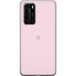 Mobilcover til Huawei P40 med Hjerte motiv