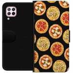 Tegnebogsetui til Huawei P40 lite med Pizza motiv