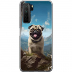 Mobilcover til Huawei P40 lite 5G med Glad Hund motiv