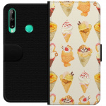 Tegnebogsetui til Huawei P40 lite E med Glasagtigt motiv
