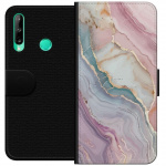 Tegnebogsetui til Huawei P40 lite E med Marmor motiv