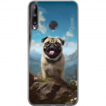 Mobilcover til Huawei P40 lite E med Glad Hund motiv