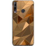 Mobilcover til Huawei P40 lite E med 3D Guld motiv