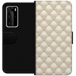 Tegnebogsetui til Huawei P40 Pro med Guldglans motiv