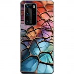 Mobilcover til Huawei P40 Pro med Metallict mønster motiv
