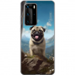 Mobilcover til Huawei P40 Pro med Glad Hund motiv