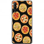 Mobilcover til Huawei P smart Pro 2019 med Pizza motiv