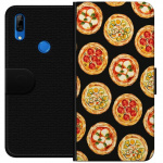 Tegnebogsetui til Huawei P Smart Z med Pizza motiv