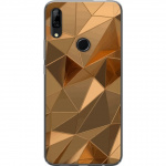 Mobilcover til Huawei P Smart Z med 3D Guld motiv