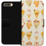 Tegnebogsetui til Huawei Y6 (2018) med Glasagtigt motiv