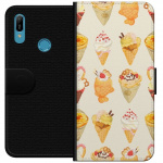 Tegnebogsetui til Huawei Y6 (2019) med Glasagtigt motiv