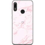 Mobilcover til Huawei Y6 (2019) med Rosa Hjerte motiv