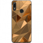 Mobilcover til Huawei Y6 (2019) med 3D Guld motiv