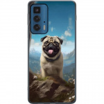 Mobilcover til Motorola Edge 20 Pro med Glad Hund motiv