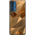 Mobilcover til Motorola Edge 20 Pro med 3D Guld motiv