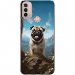 Mobilcover til Motorola Moto E40 med Glad Hund motiv
