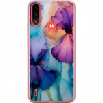 Mobilcover til Motorola Moto E7 Power med Magiske blomster motiv