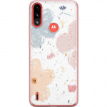 Mobilcover til Motorola Moto E7 Power med Blomster motiv