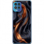 Mobilcover til Motorola Moto G100 med Brandigt silke motiv