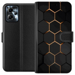 Tegnebogsetui til Motorola Moto G13 med Luksuriøst Mønster motiv