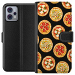 Tegnebogsetui til Motorola Moto G23 med Pizza motiv